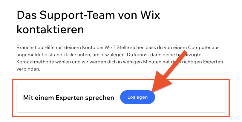 Wix Support Kundenservice Kontakt kontaktieren (4)